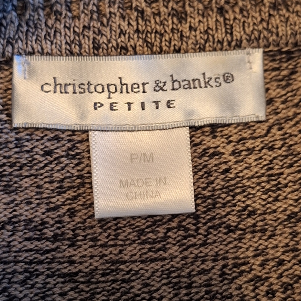 Christopher & Banks Taupe Cowl Neck Sweater - Picture 8 of 10